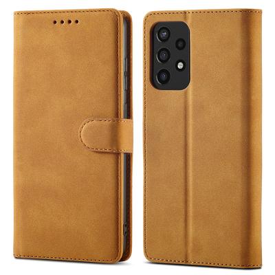 China Anti-fall A72Luxury Mobile Wallet Flip PU Card Slots Folder Back Cover Leather Phone Case For Samsung Galaxy A72 Case for sale