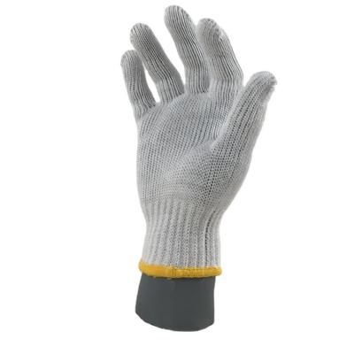 China factory sale 450g hot high quality white knitted gloves Anti-cut factory work cotton knit machine for production gloves for sale