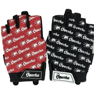 China Hot Sale Anti-Cut Half Finger PU Winter Gloves Bike Gloves For Riding for sale