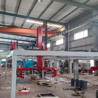 China Industrielle 300 bis 3000 kg Cnc-Ladung und Entladung von Klemmgriffe Automatisches Palletierungssystem zu verkaufen