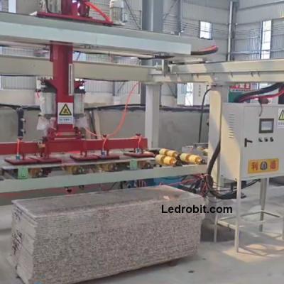 China Vloergeïnstalleerde palletiseringsmachine voor steenbouwmaterialen Te koop