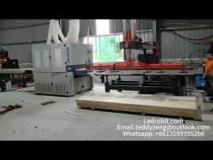 Automatic Wooden Board Loading Machine With Roller Conveyor