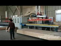 Woodboard production automated assembly line