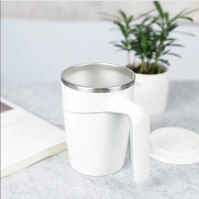 China RTIART Grace Suction Mug Double Wall Casual Stainless Steel With Lid Coffee Cup With Handle Tumbler Mugs for sale