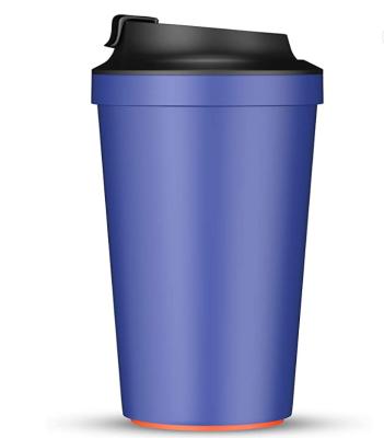 China Anti Slip Spill Proof Travel Mug With Sipper Design Suction Technology Lid Patented Coffee Mug for sale