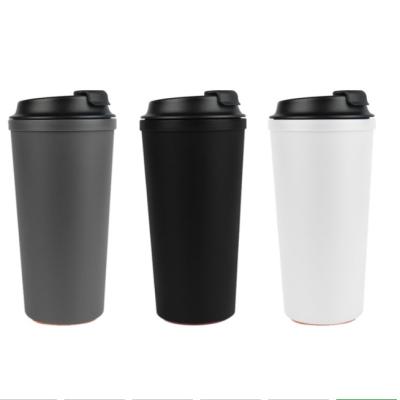 China Creative Anti Slip Drinkware 430ml Coffee Mug Ever Drop Best Gift With Cap for sale