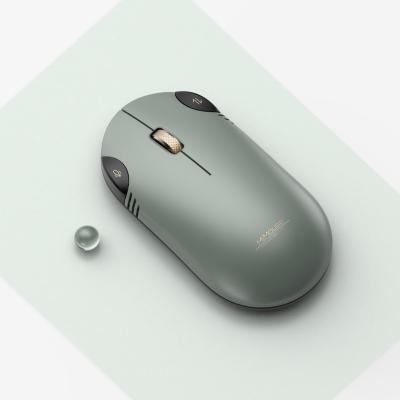 China Voice Typing Computer RGB 2.4Ghz Optical Gaming Mouse Metal Roller Rechargeable Wireless Mouse for sale