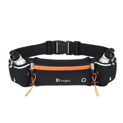 China Waterproof Bum Pouch Unisex Waist Belt Bag Sports Running Bag Zipper Water Resistant Increasing Outdoor Belly Bag for sale