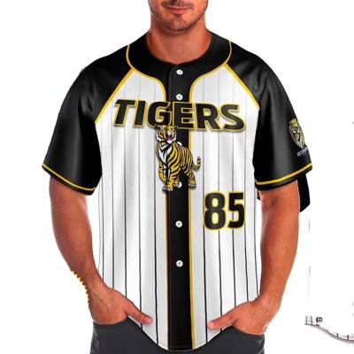 China Factory antibacterial cheap price quality thai baseball shirt/men baseball slim fit baseball tank top for sale