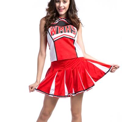 China 2021 New Wholesale Cheer Sublimated M Uniforms Main Cheerleader Cheer Girls Costume Uniform for sale