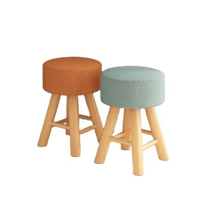 China Children 4 Foot Stools (Other) Adjustable Round Leg Ottoman Leg Rest Ottoman Indoor Home Stool for sale