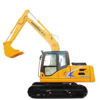 China Garment Shops New LONKING13.5TON LG6135 Hydraulic Excavator Mini Digger Mini Loader Bagger with Competitive Prices Meet CE/EPA/EURO 5 Emission for sale