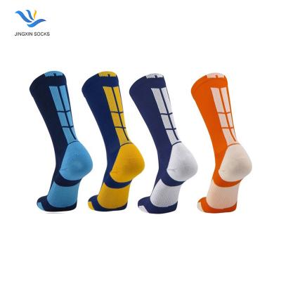 China JX-II-0367 Antibacterial Sports Crew Socks Sports Socks for sale