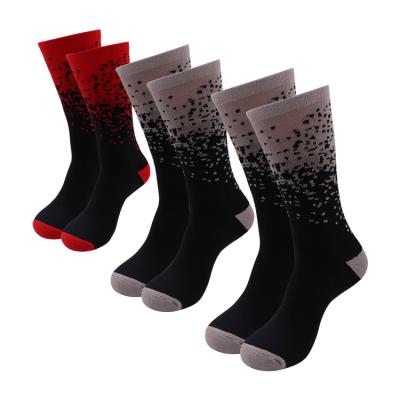 China Athletic Terry Sports Tube Socks Thick Towel Socks Jacquard Logo Gradient Socks for sale