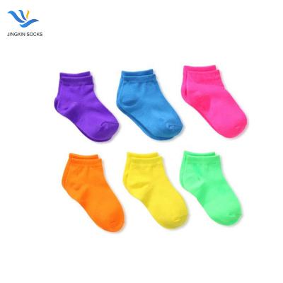 China Baby JX-II-1165 Plain Nylon Baby Socks Solid Color Antibacterial Solid Baby Socks for sale