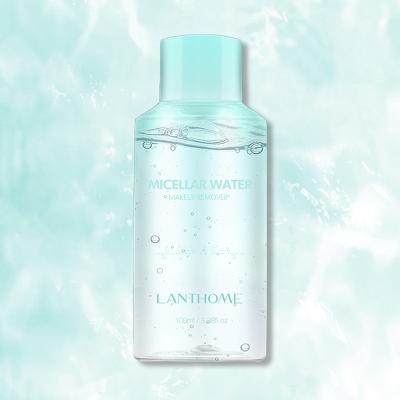 China Wholesale Lanthome Natural Single Pore Remover Makeup Remover Micellar OEM Cleansing Water Private Label for sale