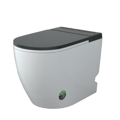 China One Piece Modern Tankless Sanitary Ware Color Pluse Round Toilet Ceramic OEM Bathroom Modern Toilet for sale