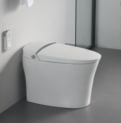 China Factory wholesale high end intelligent one piece automatic self operation bathroom WC flush smart toilet for sale