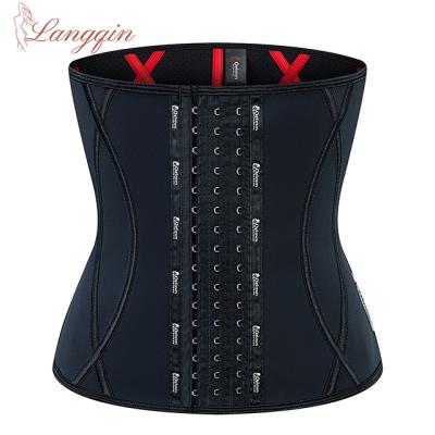 China New Design Antibacterial Neoprene Breathable Waist Sweat Belt Body Shaper Top Waist Trainer Women for sale