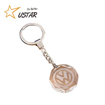 China Cheap Promotion 3d Laser Engraving Transparent Photo Key Chain Lead Glass Flashlight Keychain, Led Acrylic Key Chain Flashlight for sale