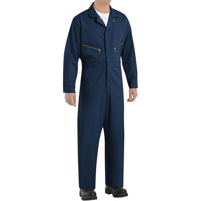 China Wholesale Price Cotton Polyester/Cotton Long Sleeve Operation Uniform Men Construction Zipper-Front Polyester/Cotton Coveralls or Men's Coveralls for sale