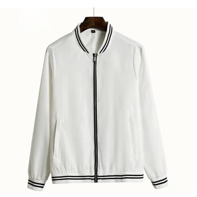 China Nylon Baseball Shirt Jacket Shirt Baseball Jacket Customized New High Quality Loose Fabric Simple And Fashionable Splicing Uniform Jacket For Men wearing daily for sale