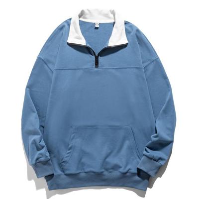 China Good OEM Style Fashion Zipper Collar Cotton Polyester Fleece Terry Style Hoodies Oversized Hoody Anti-Shrink Shirt/Anti-Shrink Sweater Custom for sale