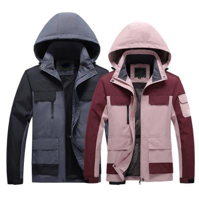 China Viable New Design Viable Style Plus Size Jackets Couples Winter Hoodies Jacket Polyester Custom Logo Work Uniform And Casual Wear for sale