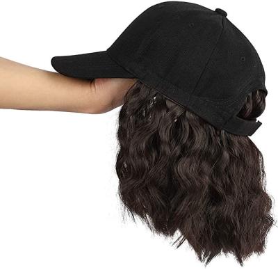 China New DIFEI Fashion Long Straight Synthetic Hair Wig With Elastic Knit Cap Wigs Heat Resistant Synthetic Hair Natural Wigs For Women for sale