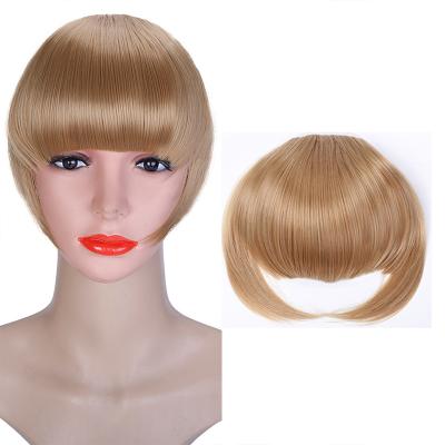 China DIFEI Straight Clip In Blunt Bangs Hair Extension Synthetic Wig Bangs Natural Bangs L Black Brown Accessories Wig Hair Hair for sale