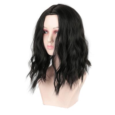 China DIFEI Hair DIFEI 5Color BOB Wigs Womens Brown Black Short Natural Wavy Natural Hair Synthetic Wigs Heat Resistant Fiber Cosplay Wig for sale