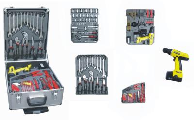 China Rechargeable Cordless Power Tool Set 164pcs with 12V 14.4V 18V Battery Cordless Drills for sale