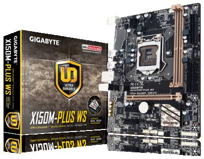 China Gigabyte ATX DDR4 LGA Server/Workstation C232 International Xeon E3-1200 V6/V5 Motherboard GA-X150M-PLUS WS Solution High Quality Micro 1151 Audio Chipset for sale