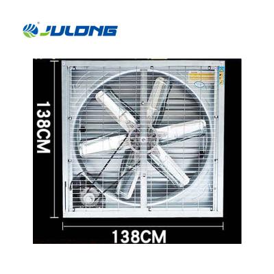 China Simple structure and easy assemly wall mounted axial flow exhaust fan industrial ventilation fans in agriculture greenhouse for sale