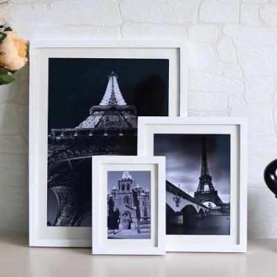 China Black And White Plastic Picture Frame 60x90cm Funny Picture Frame for sale