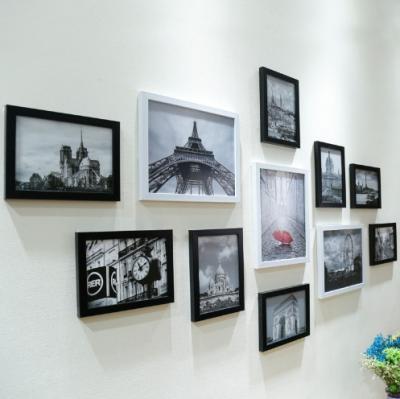 China Customized Classic Size Wall Art Collage Photo Plastic Frame for sale