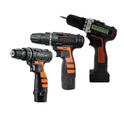 China FLYJAN High Quality Multi-function Drill Power Drills FY-LDZ Lithium Battery Electric Drill Cordless Driver for sale