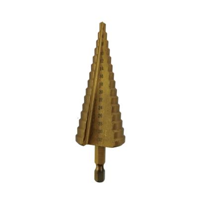 China Metal Drilling FLYJAN HSS 4241 Step Drill Bit Pagoda High Speed ​​Steel Drill Bit For Metal Wood Aluminum for sale