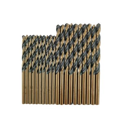 China FLYJAN Din338 Din338 HSS 4341 Metal 2-16mm Drilling Torsion Twist Drill Bit High Speed ​​Steel Straight Shank Drill Bit For Stainless Steel for sale