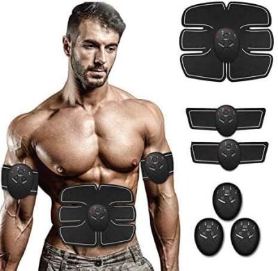 China Home Use EMS Abdominal Muscle Trainer Abdominal Muscle Trainer ABS Simulator Smart Muscle Trainer Six Full Body Fitness Trainer Home Muscle Stimulator for sale