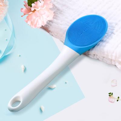 China All Natural Bath Sweep Bath Rechargeable Soft Waterproof Shower Body Massager Back Scratcher Clean Massager for sale