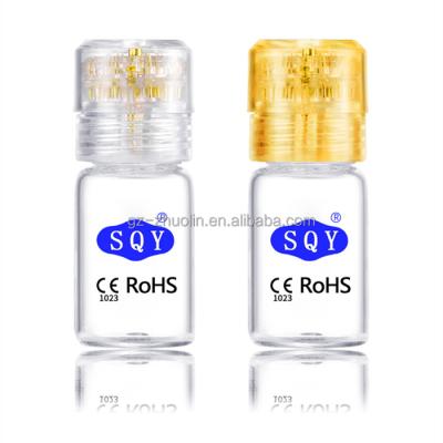 China High Quality Anti-Hair Removal SQY Aqua Gold Derma Stamp Painless Hydra Needle 20 Pins For Wrinkle Remover for sale