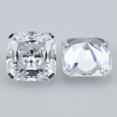 China Loose CZ Square Star Zircon Gemstone Octagon White Radiant Cut Stone for sale