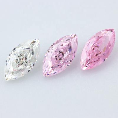 China Best Selling Star CZ Diamond Color And Shape Light Pink Gemstone Marquis Cubic Zirconia Stone for sale