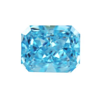 China Sky Blue Green Blue Octagon Star Gemstone 7x9mm Radiant Cut Stone CZ Zircon For Gold Jewelry for sale