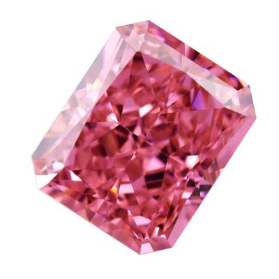 China High Quality Radiant CZ Gems Cut Octagon Star Gemstone 7*9mm Pink Zircon Stones for sale