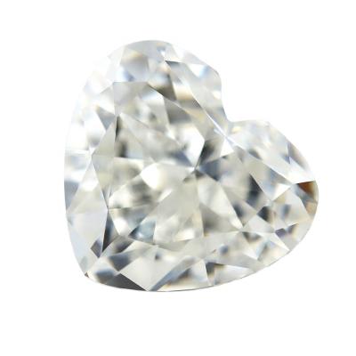 China NO Ice Cut GH Diamond Color Zircon Crushed Heart Cut Loose CZ Gemstones Sale for sale