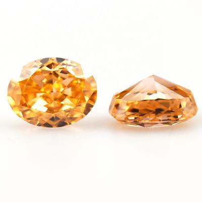 China Star Morganite 8A Quality Oval Colored Synthetic Zircon for sale