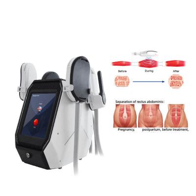 China Weight Loss 4 Handles EMS Sculptings Machine 15 Neo Teslasculpt 2023 Portable Tesla RF Muscle Emslim RF Building Emsculpture for sale