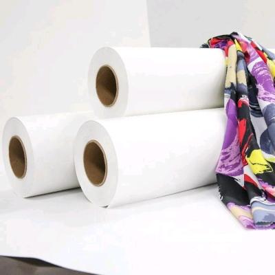 China Textile Dyeing Industry Anticurl Dye Sublimation Paper For Sublimation Printing for sale